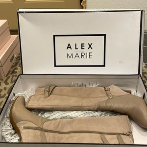 Tan hell boots size 8.5